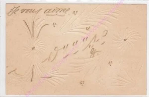 Cpa Gaufree Embossed I Love You Louise - Picture 1 of 2