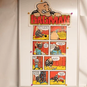 Gráficos de vinilo de colección para juegos arcade Bagman OEM - Imagen 1 de 6