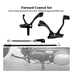 Juego completo de palancas de unión con controles delanteros apto para Harley Sportster XL 2014-22 - Imagen 1 de 16