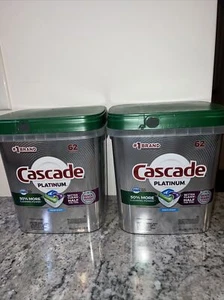 Platinum ActionPacs Dishwasher Detergent, Fresh Scent, 62 Count - Picture 1 of 4
