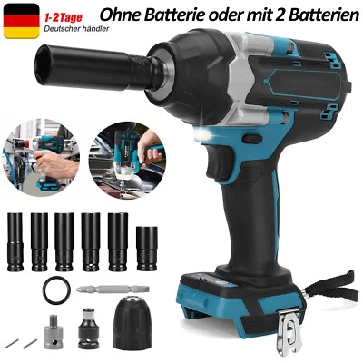 1800Nm Akku-Schlagschrauber 1/2" Schlagschrauber Ratsche 18V Akkuschrauber - Bild 1 von 4
