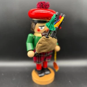 Steinbach Molliger Dudelsackfänger S973 Nussknacker 12" Germany Handarbeit mit Box MIB - Bild 1 von 20