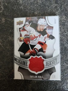 2018-19 Upper Deck Series 1 UD Game Jersey Taylor Hall Card# GJ-TH - Picture 1 of 2