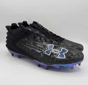 Under Armour Blur 2.0 MC Football Cleats Black/Grey Men's Size 11 3027978-001 - Picture 1 of 7