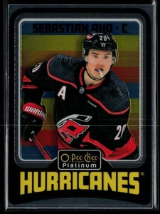 2024-25 O-Pee-Chee Platinum Retro #R32 Sebastian Aho - Picture 1 of 2