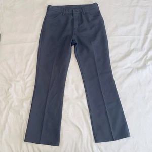 Wrangler Grey Sta Prest Pants Mens 32x30 29 Green Dress Jeans Chino Vtg USA Made - Picture 1 of 18