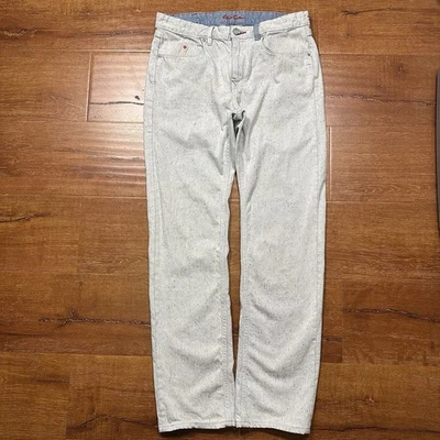 Pantalones Robert Graham Para Hombres 32x30 Gris Tweed Chino Arte Retro Ciudad Informal Diseñador Foto 1 de 4