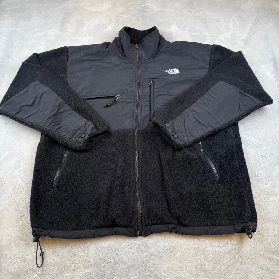 The North Face Mens Polartec Fleece Jacket Full Zip Black XL Extra Large - Image 1 of 4