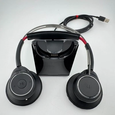 Plantronics Voyager B825 Focus UC Wireless Headset w/ Charging Stand - Image 1 of 4