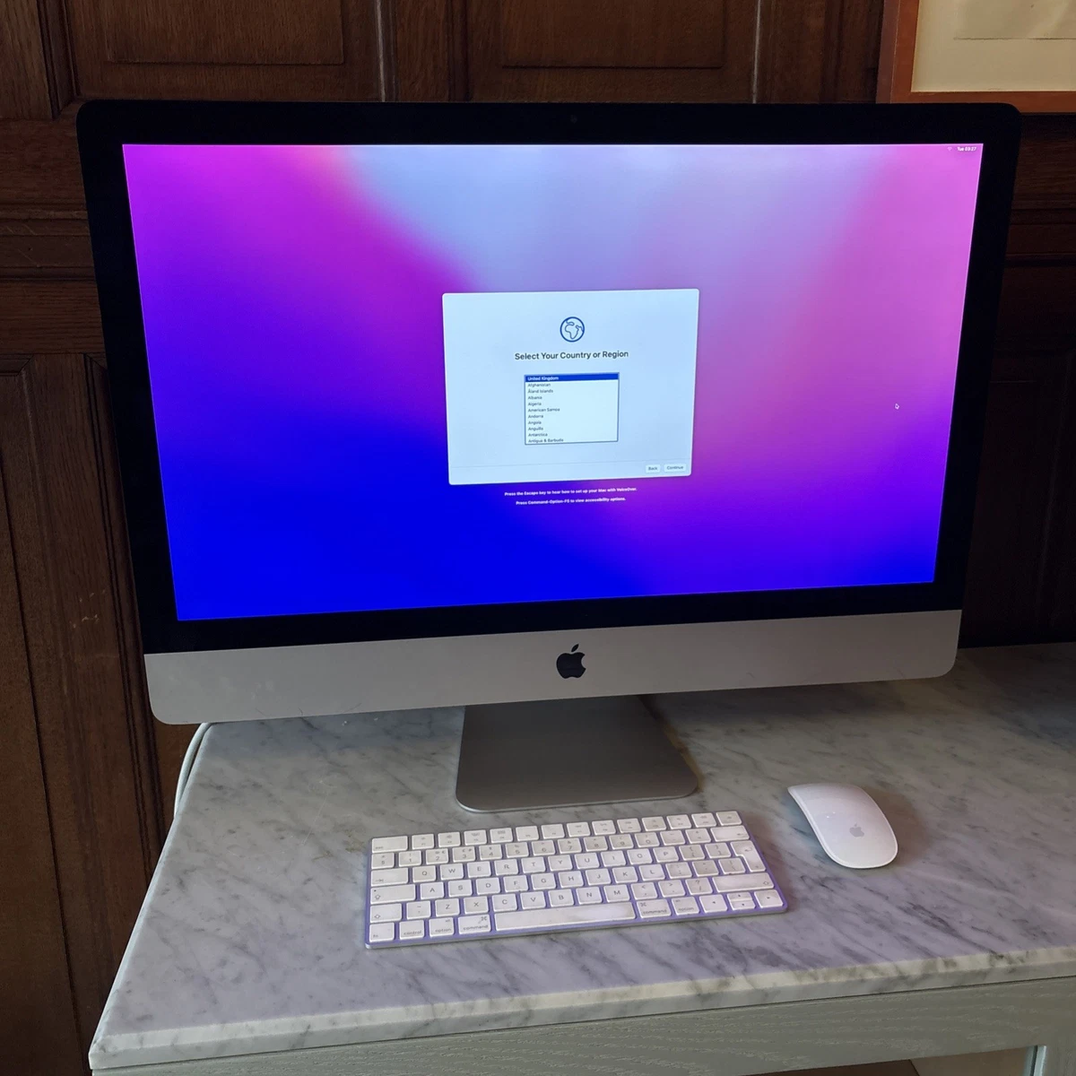Apple iMac 27インチ ブルー Apple iMac Retina 5K 27インチ 2017.40GB