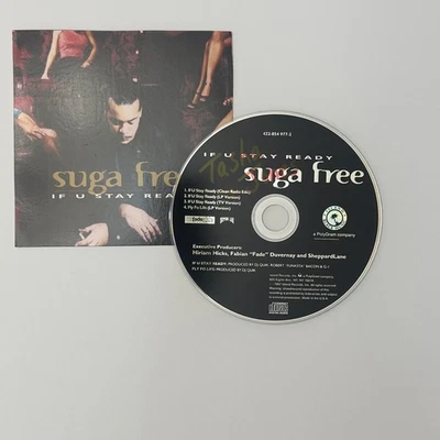 Suga Free If U Stay Ready CD Single 4 Track Island Records 1997 CD & ARTWORK Foto 1 de 2