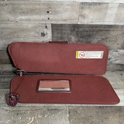 Комплект солнцезащитных козырьков 88-98 Chevrolet GMC Silverado Sierra C/K 1500 для водителя и пассажира - Изображение 1 из 4