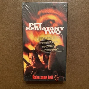 Pet Sematary II VHS 1993 Screener Promo Tape Brand New Sealed - Picture 1 of 6