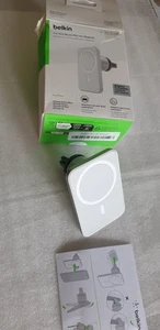 Belkin Auto Lüftungsgitter Halterung PRO mit MagSafe Weiß iPhone 14 Pro Max Kompatibel - Bild 1 von 5