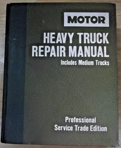 MOTOR HEAVY TRUCK & MEDIUM TRUCK REPAIR SERVICE BOOK MANUAL 7TH EDITION - Picture 1 of 5