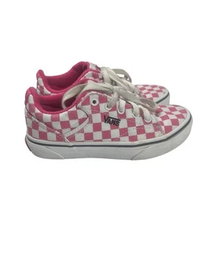 NIÑAS VANS SKU 81627403 Seldan Checkerboard Rosa Zapatilla Monopatín Talla 13 Missy Foto 1 de 4