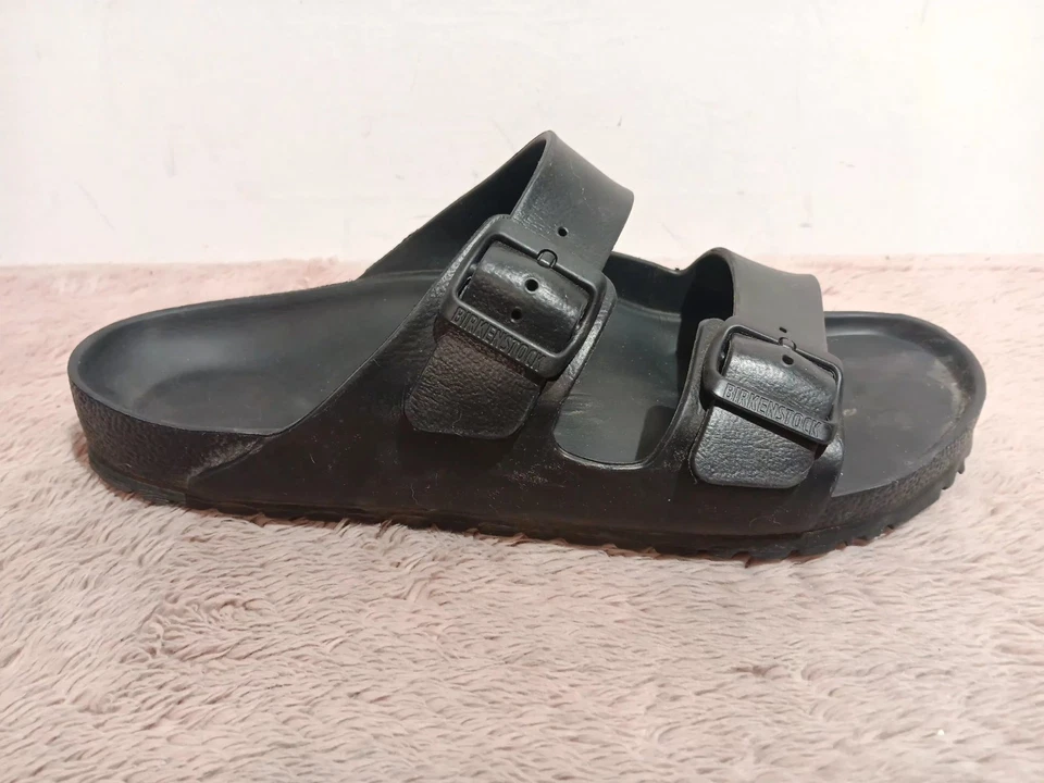 Sandalias Birkenstock Arizona EVA de goma negras sin cordones para hombre talla EU 43 US 9 Foto 1 de 4