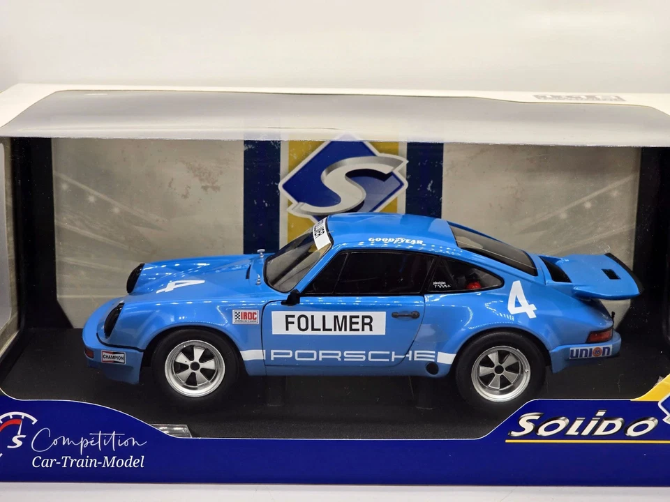 Porsche 911 Carrera 3.0 RSR #4 Iroc Riverside 1974 - SOLIDO 1:18 - Immagine 1 di 1