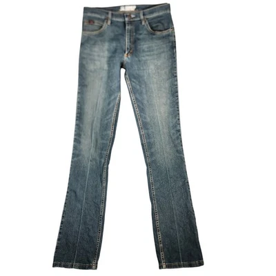 Pantalones de mezclilla para hombre Wrangler Advanced Comfort Competition 02 pierna recta azul 31X38 Foto 1 de 4