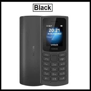 Original Nokia 105 4G (2021) 48MB 128MB RAM Wireless FM radio 1.8" Mobile Phone - Picture 1 of 5