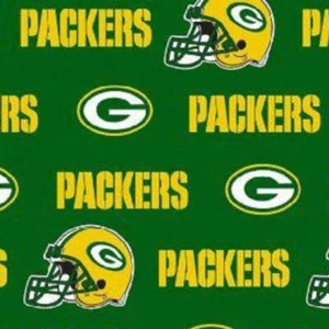 Green Bay Packers Solid Green NFL NFC North Cotton Fabric - Picture 1 of 3