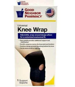GNP Good Neighbor Pharmacy Universal Knee Wrap One Size - Picture 1 of 3