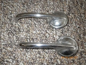 Lot of 2 Vintage 60s Chrysler Car Pontiac Tempest Rat Rod Door Handles 162724 - Picture 1 of 6
