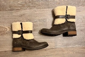 Botas Sherpa UGG Blayre III Cuero Talla 7 - Imagen 1 de 8