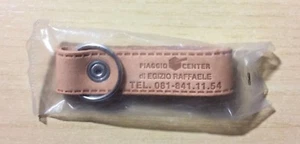 PORTACHIAVI DA COLLEZIONE - IN PELLE CON PUBBLICITA' - KEYCHAIN WITH ADVERTISING - Picture 1 of 1
