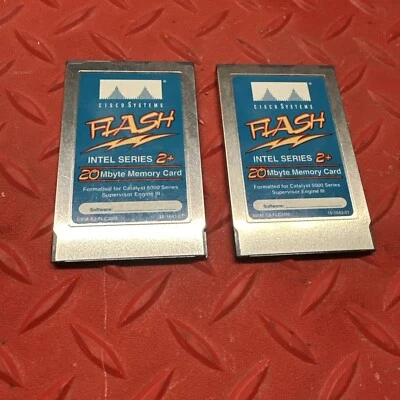 2x Intel iMC020MFLSP-15/25-S 20MB Flash LINEAR Series 2+ PCMCIA for read/write - Image 1 of 4