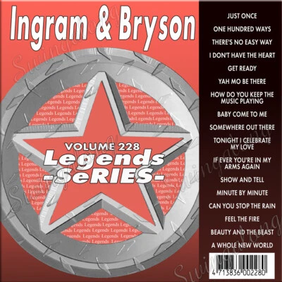 KARAOKE CD+G LEGEND SERIES Ingram & Bryson vol-228 New In plastic w/Print - Image 1 of 2