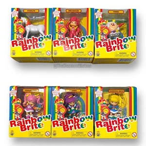 RAINBOW BRITE 40° ANNIVERSARIO SET COMPLETO DI 6 MINI FIGURE NUOVE IN SCATOLA GIOCATTOLI TLS - Foto 1 di 3