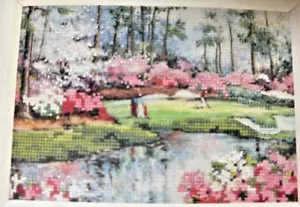 Dimensions "Golf in the Spring" kit punto croce senza conteggio #6665 NOS sigillato - Foto 1 di 4