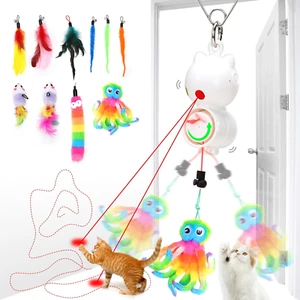 Interactive Cat Toys for Bored Indoor Cats Feather Enrichment Adult Rechargeable - Picture 1 of 1