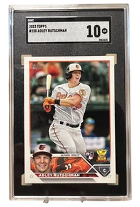 2023 Topps Series 1 Adley Rutschman Rookie #250 SGC 10 Gem Mint - Picture 1 of 3