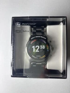 FOSSIL Smart Watch GENERATION 6 Stainless Steel FTW4060 Silver New - Picture 1 of 7