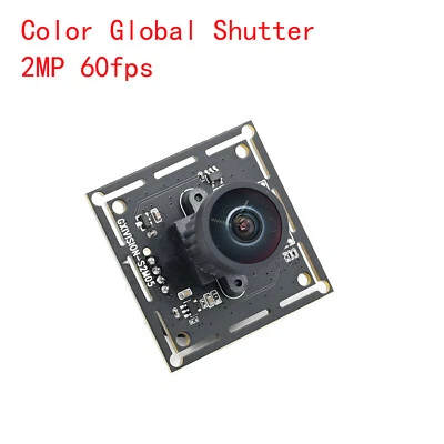 2MP Color Global Shutter Camera Module 60FPS USB Webcam 1600 x1200 Move Capture - Image 1 of 4