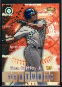 2000 Topps Finest Refractors #121 Alex Rodriguez/Ken Griffey Jr. - Foto 1 di 2