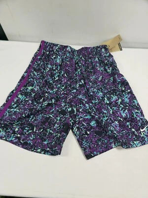 Pantalones Cortos Nike Dri-Fit Jóvenes Niños L Púrpura/Negro/Azul FV0275-503 NUEVOS CON ETIQUETAS Nuevos Foto 1 de 4