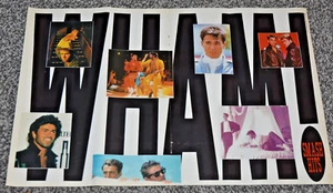 WHAM Band großes A3 ORIGINAL Magazin 80er Jahre Promo ART Poster - Bild 1 von 1