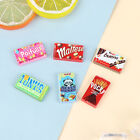 5Pcs Mini Simulation Chocolate Candy Snacks Miniature Dollhouse Snacks F NM