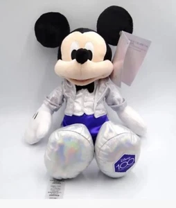 Mickey Mouse Plush Disney 100 Years of Wonder Platinum Anniversary NEW 12.5 “ - Picture 1 of 2