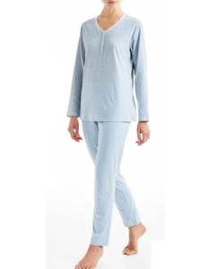 DAMEN SPINNE SCHLAFANZUG D900N1 100% BAUMWOLLE FRÜHLING SOMMER SERAPHINE BETT NACHT Ost - Bild 1 von 4