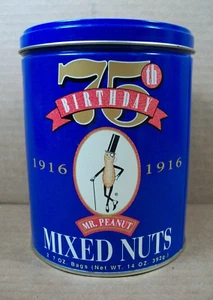 1991 Planters Mr. Peanuts 75th Birthday Collector Tin - Picture 1 of 11