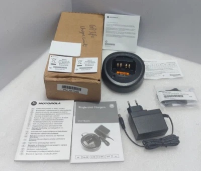 Chargeur De Bureau Motorola PMLN5196B Avec Adaptateur - Photo 1/4