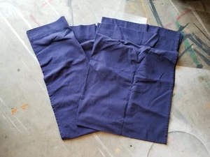 Pottery Barn Kids " Navy Blue Canvas" 44 X 63 Drapes - Set of 2 - Picture 1 of 6