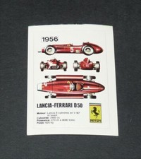 N°71 LANCIA-FERRARI D50 1956 F1 FORMULA 1 AUTO MOTO SPORT 1976 INTERIMAGE PANINI