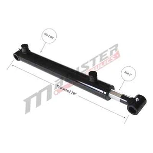 Hydraulic Cylinder Welded Double Acting 1.5" Bore 10" Stroke Tang 1.5x10 WTG NEW - Picture 1 of 3
