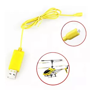 Helicóptero USB Cargador Cable Piezas Mini S107 S105 Carga RC Helicóptero - Imagen 1 de 3