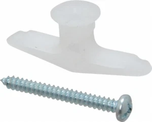 COBRA #S067 NYLON TOGGLE1/2" WHITE (4X PACKAGE QTY) - Picture 1 of 2